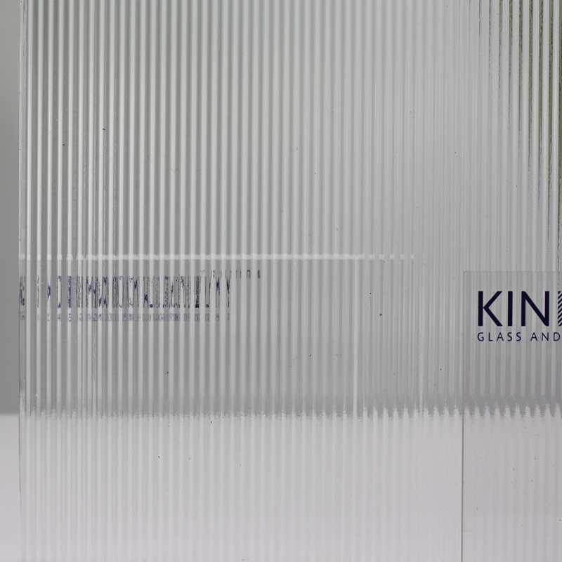 Ultra clear flutelite B patterned glass